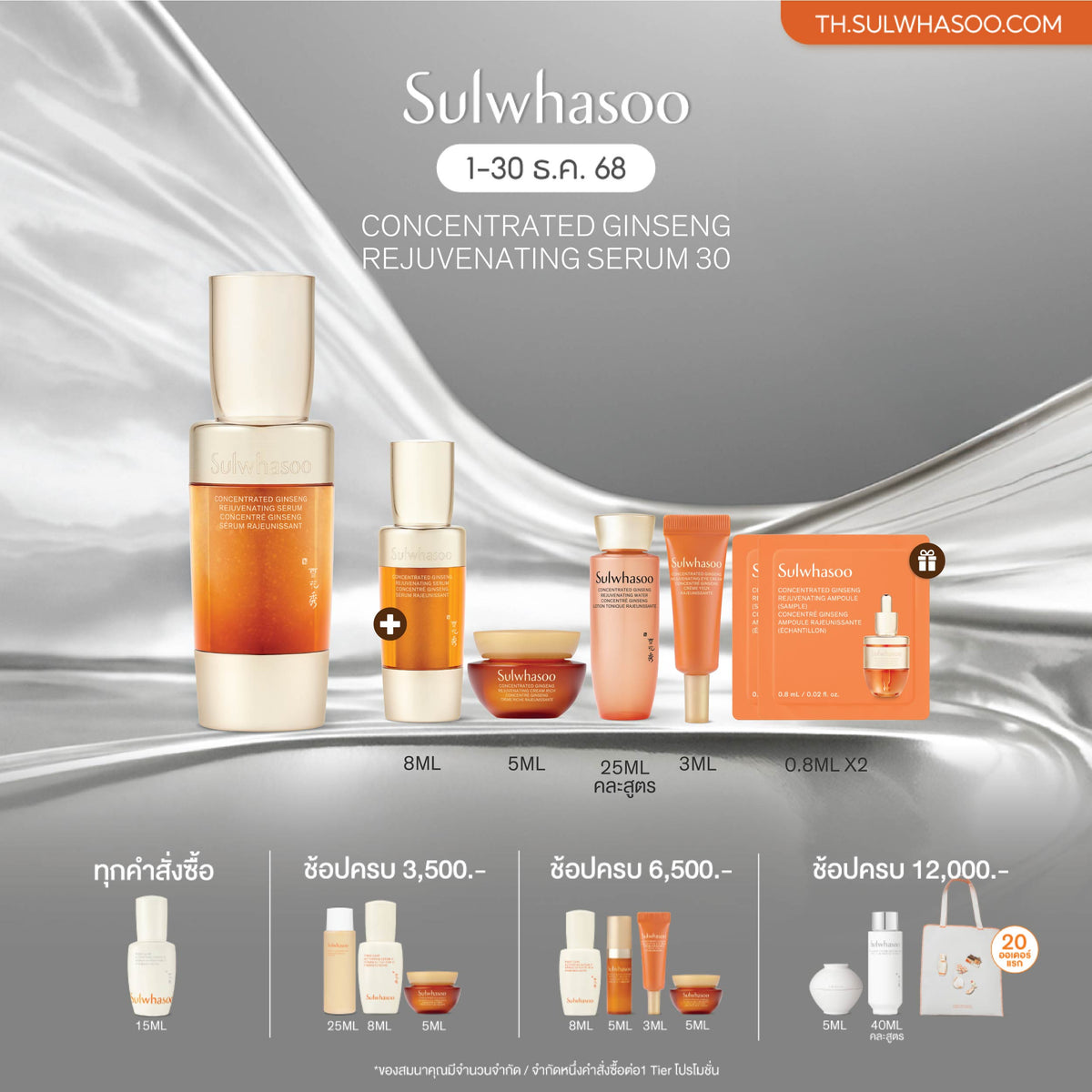 Concentrated Ginseng Rejuvenating Serum 30ML