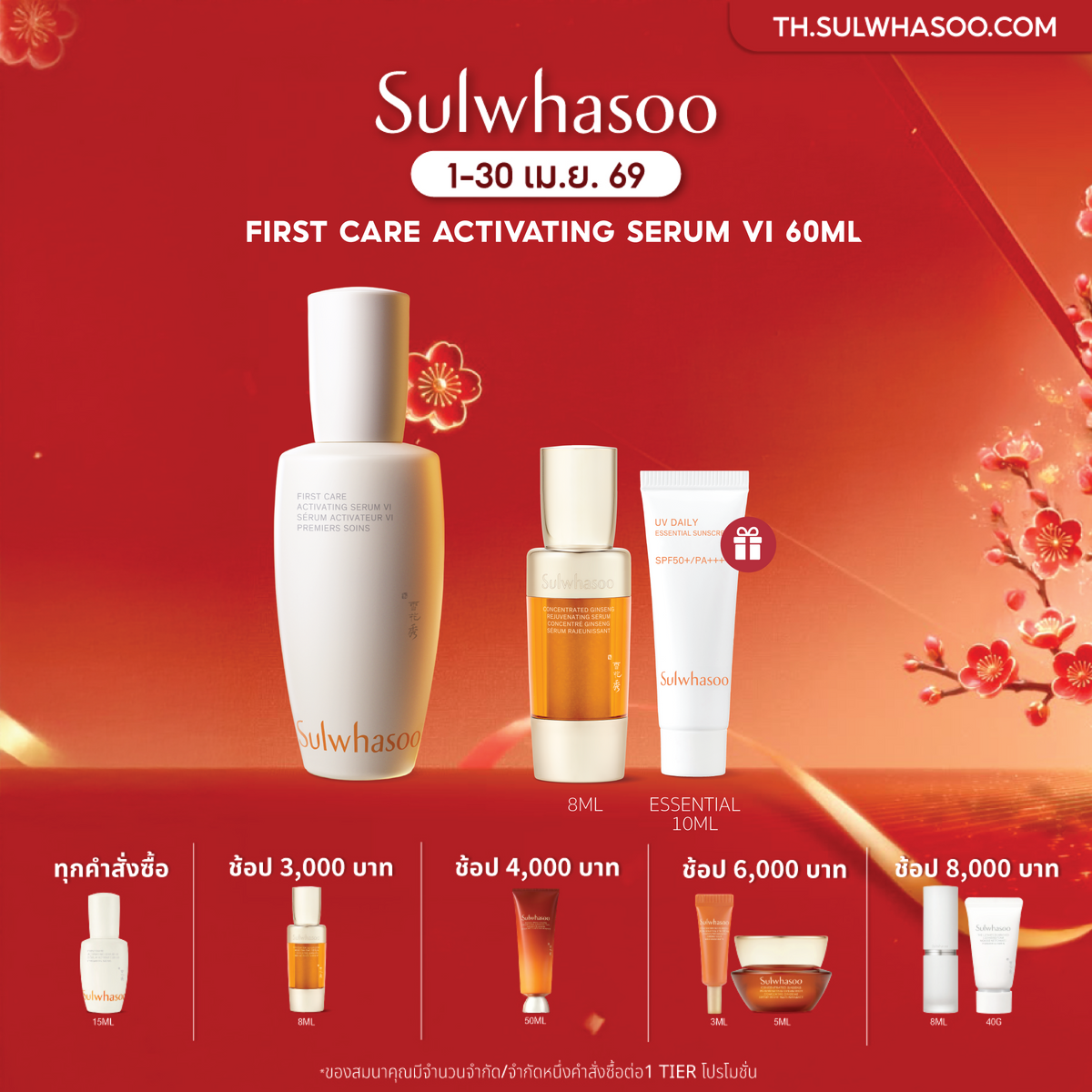First Care Activating Serum VI 60ml เซรั่มบูสต์ผิวแข็งแรง ชะลอสัญญาณแห่งวัย สู่ผิวดูอ่อนเยาว์ สุขภาพดี